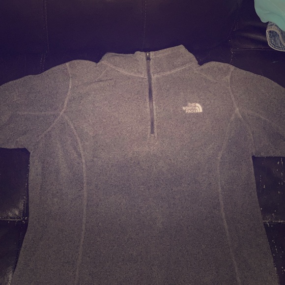 Dark grey NorthFace fleece - Picture 1 of 4